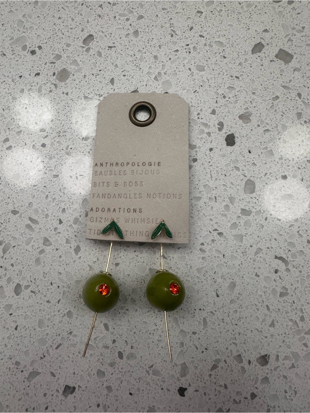 Anthropologie Olive Earrings